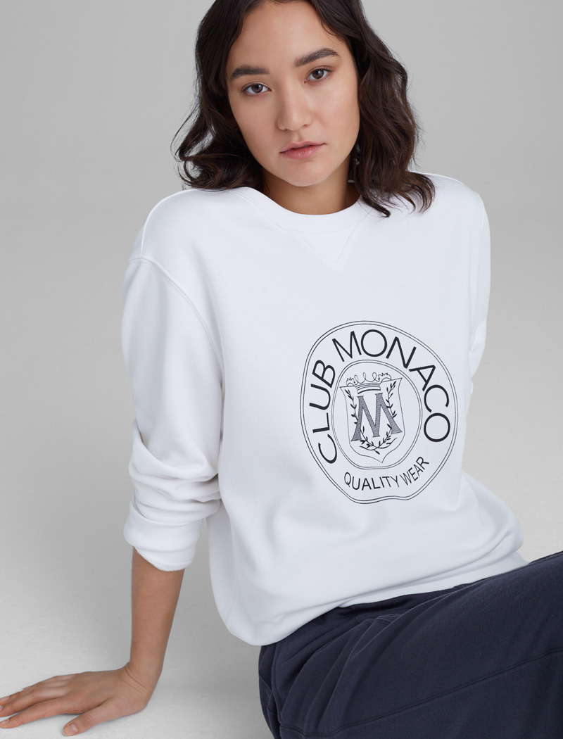 editors favourite products: Club Monaco sweatshirt