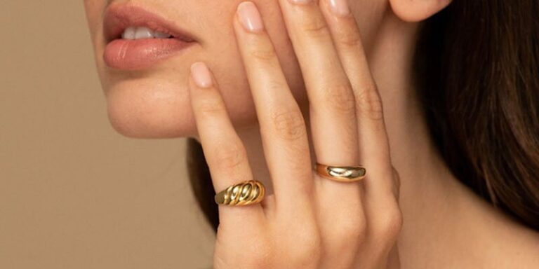 16 Chunky Gold Rings to Amp Up Your Minimalist Jewelry Collection