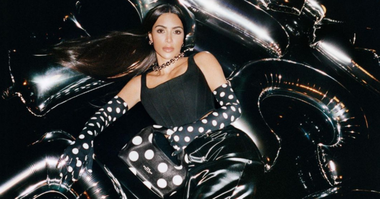 Kim Kardashian Poses in Polka Dots As the Face of Marc Jacobs Fall 2023
