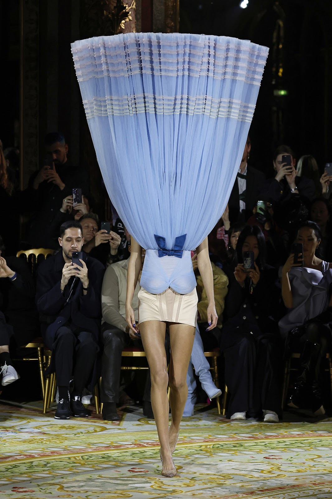 Paris fashion week upended with wacky, topsy-turvy gowns: 'This is crazy!'